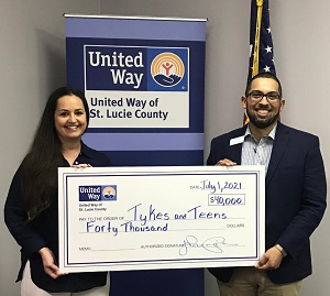 United Way of St. Lucie County Awards $40,000 to Tykes & Teens