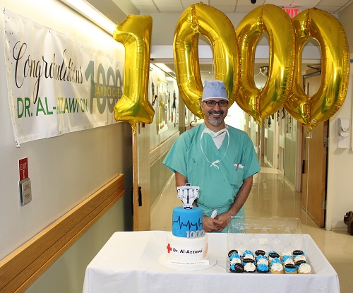 Dr. Hayder Al-Azzawi Completes 1000th Robotic Surgery at Good Samaritan Medical Center