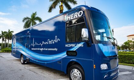 Health Care District’s Big Blue Buses Offer Free, Walk-up COVID-19 Vaccinations