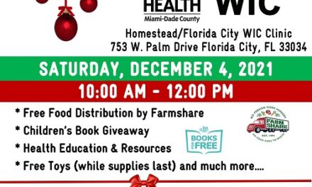 DOH-Miami-Dade’s WIC Program hosts the 8th Annual Drive-Thru Holiday Homestead/Florida City Family Resource Fair