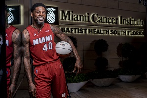 Heat's Udonis Haslem joins effort to support Miami Cancer Institute