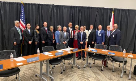South and North Broward Hospital Districts met jointly Monday night for the first time in their history