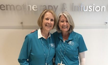 Salute to Volunteers Jupiter Medical Center – Candy Waring and Carole Miller