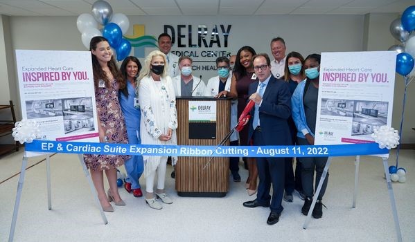 Delray Medical Center Unveils its new EP and Cardiac Suite Expansion and Renovation – Featuring a New EP lab, Transradial Lounge and an Expanded Recovery Suite