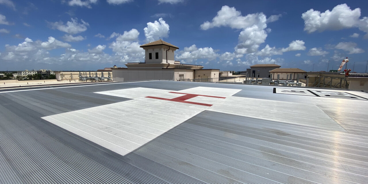HCA Florida University Hospital Opens Helipad