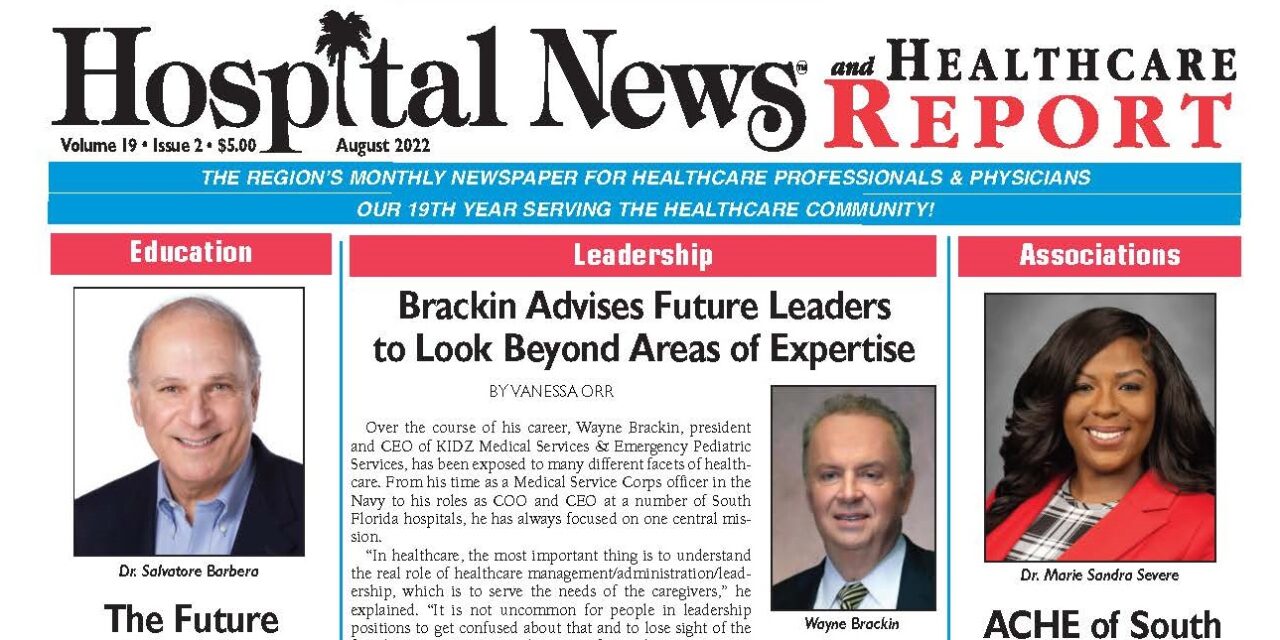 South Florida Hospital News August  2022