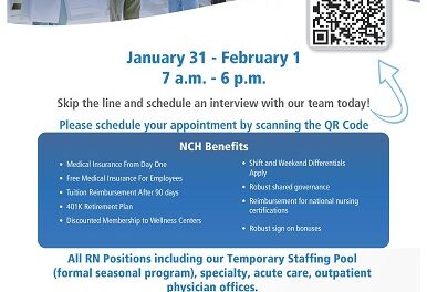 NCH Healthcare System to Host Virtual Career Fair for Nurses