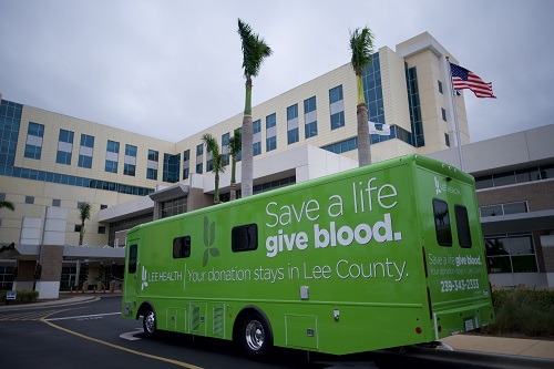 Lee Health’s New State-of-the-Art Blood Mobile Hits the Road