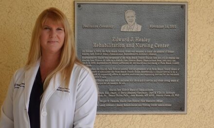 Nurse Profiles 2023 – Health Care District of Palm Beach County – Edward J. Healey Rehabilitation and Nursing Center – Carrie Phelps, MSN, RN