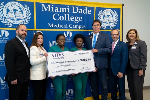VITAS® Healthcare Invests in Future Nurses with Inaugural Miami Dade College Scholarship