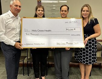 Holy Cross Medical Staff Donates $10,000 To Help Colleagues