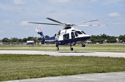 Health Care District of Palm Beach County Announces Delivery of its New Trauma Hawk Helicopter
