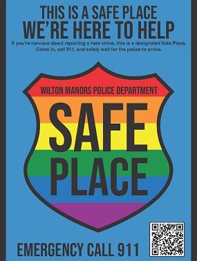 Wilton Manors Police Department Launches Safe Place Program