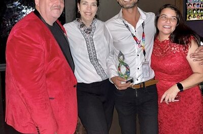 José Javier Receives the Magno Morales Outstanding Immigrant Award During Hispanic HIV Leadership Awards