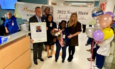 Delray Medical Center Announces Sarillia Therildor as 2022 Tenet Hero