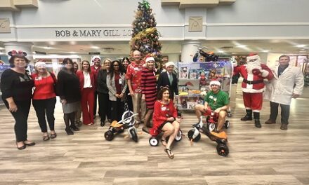 Santa Surprises Pediatric Patients at Broward Health Medical Center