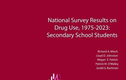 Reported drug use among adolescents continued to hold below pre-pandemic levels in 2023