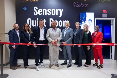 ABA Centers of Florida is excited to unveil a new sensory room at Amerant Bank Arena, home of the Florida Panthers.