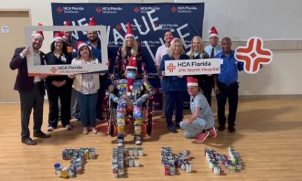 HCA FLORIDA JFK NORTH HOSPITAL DONATES $10,000 TO THE PALM BEACH COUNTY FOOD BANK AS PART OF HCA HEALTHCARE’S HEALTHY FOOD FOR HEALTHIER TOMORROWS FOOD AND NUTRITION DRIVE