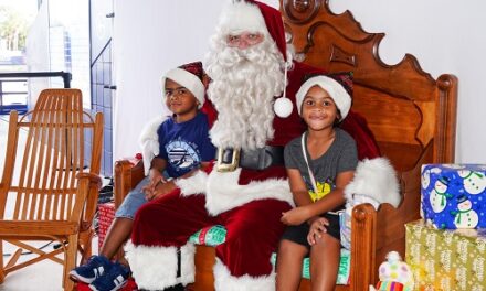 Santa has a Heart of Gold Flying on Bella’s Wings
