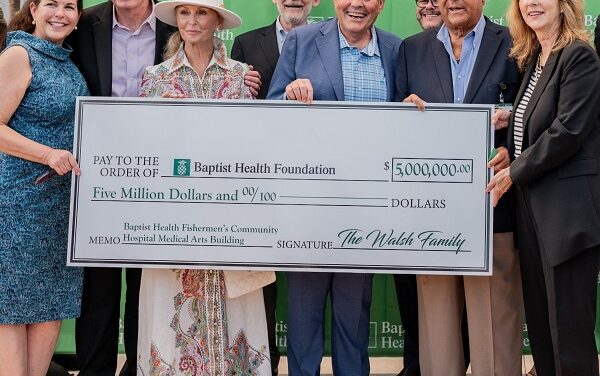 Baptist Health Foundation Receives $5 Million Gift from Walsh Family for Baptist Health Fishermen’s Community Hospital