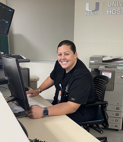 Nurse Profiles – UHealth – University of Miami Health System – Vanessa Motel, BSN, RN, CEN, PMD