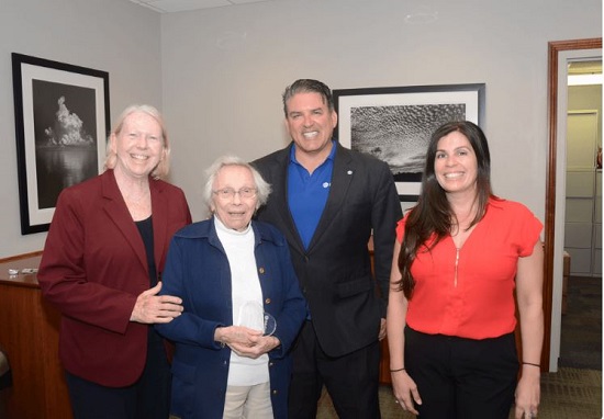 Holy Cross Health Honors 97-Year-Old Volunteer Carmel Provencal