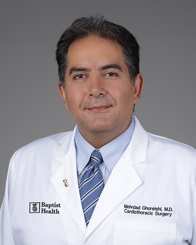 Baptist Health Miami Cardiac & Vascular Institute Names Mehrdad Ghoreishi, MD, Co-Director of Aortic Surgery and Medical Director of Cardiac Surgery Research
