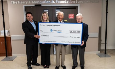 Holy Cross Health Dedicates and Unveils  The Harry T. Mangurian Jr. Foundation Surgical Suites