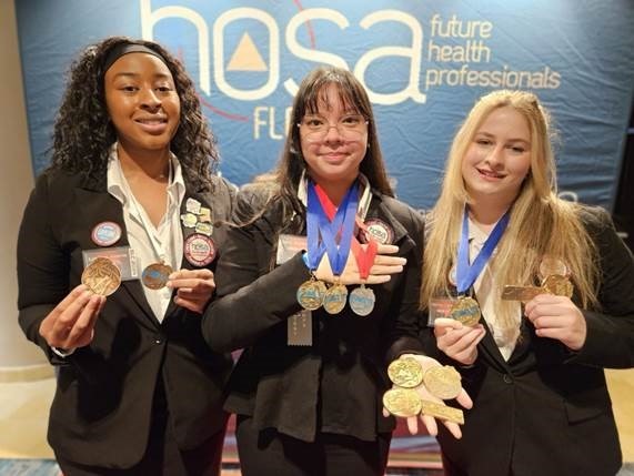 Indian River State College Has Olympic Level Performance Medaling at the  HOSA State Leadership Conference