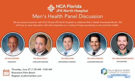 HCA Florida JFK North Hospital Partners with Palm Beach North Chamber of Commerce for Men’s Health Awareness Month