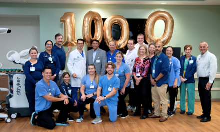 Jupiter Medical Center Celebrates Milestone with 1,000th Mako Robotic-Arm Assisted Surgery