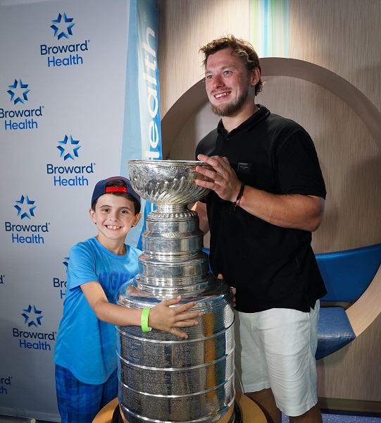 STANLEY CUP COMING TO BROWARD HEALTH MEDICAL CENTER