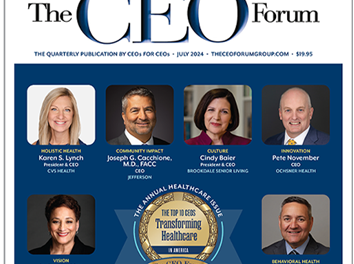 Marc D. Miller named to the Top 10 CEOs Transforming Healthcare by The CEO Forum