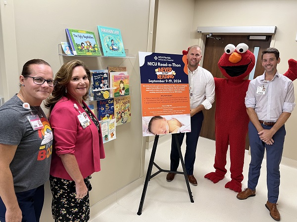 HCA Florida University Hospital’s Level III NICU Leading South Florida in the National “Babies with Books” Read-a-Thon