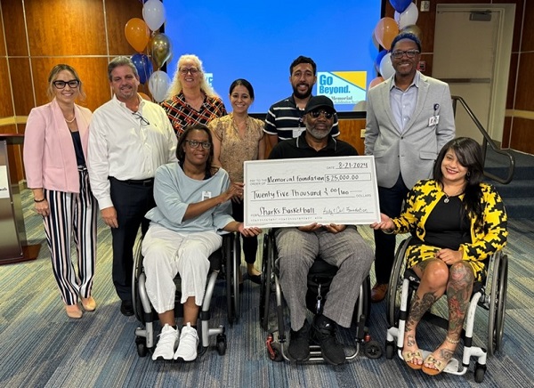 Donation Supports the Fort Lauderdale Sharks to Expand Wheelchair Basketball in South Broward