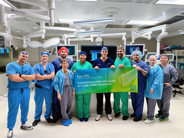 Delray Medical Center Successfully Implants New Dissolvable Stent for People with Chronic Limb Threatening Ischemia Below-the-Knee