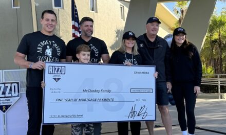 MAJOR LEAGUE BALLPLAYER ANTHONY RIZZO HOSTS “WALK-OFF FOR CANCER,” RAISES NEARLY $1 MILLION