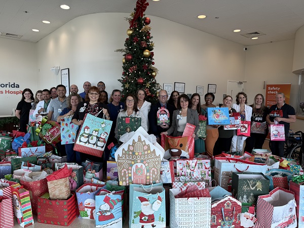 HCA Florida Highlands Hospital donates gifts to 106 children this holiday season