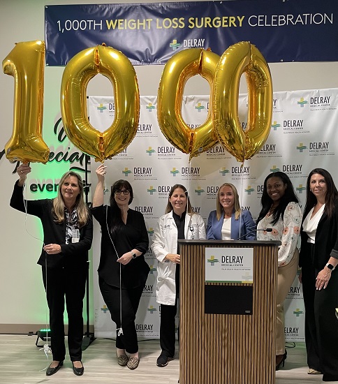 Delray Medical Center Celebrates 1,000 Bariatric Surgeries