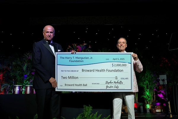 BROWARD HEALTH FOUNDATION 12TH ANNUAL BROWARD HEALTH BALL RAISES RECORD-BREAKING $9 MILLION