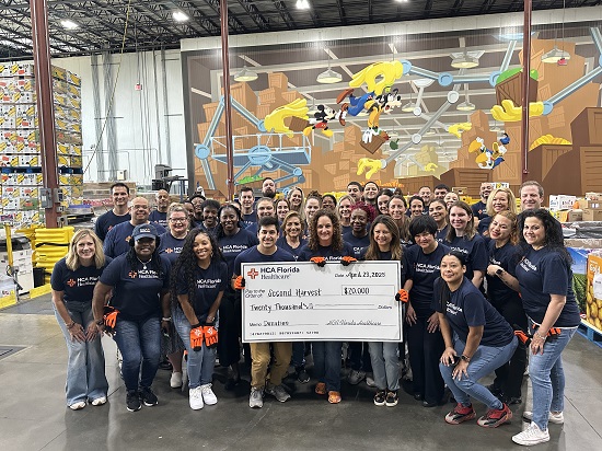HCA Florida Healthcare colleagues record 4,300+ hours of volunteer service in two weeks during annual We Show Up for Our Communities campaign