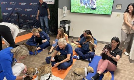 HCA Florida JFK North Hospital Celebrates Mental Health Awareness Month with Puppy Therapy for Staff
