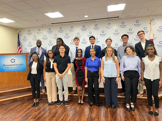 BROWARD HEALTH WELCOMES 16 ADMINISTRATIVE INTERNS FOR THE SUMMER PROGRAM