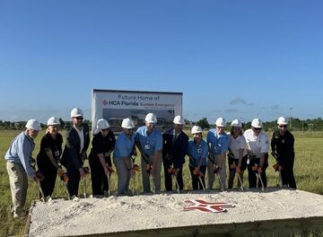 HCA Florida Trinity Hospital breaks ground on Sunlake Emergency