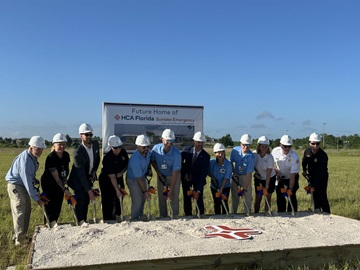 HCA Florida Trinity Hospital breaks ground on Sunlake Emergency