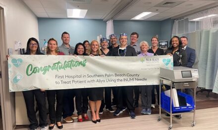 Delray Medical Center is First Hospital in Southern Palm Beach County To Treat Patient with Aliya® Pulsed Electric Field Using the INUMI™ Flex Endoscopic Needle for Soft Tissue Ablation