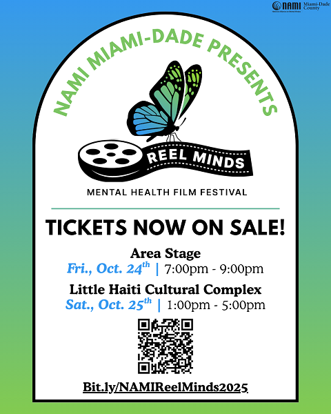 NAMI Miami-Dade’s Reel Minds Film Festival Returns October 25 to Raise Awareness of Mental Health Through the Power of Film
