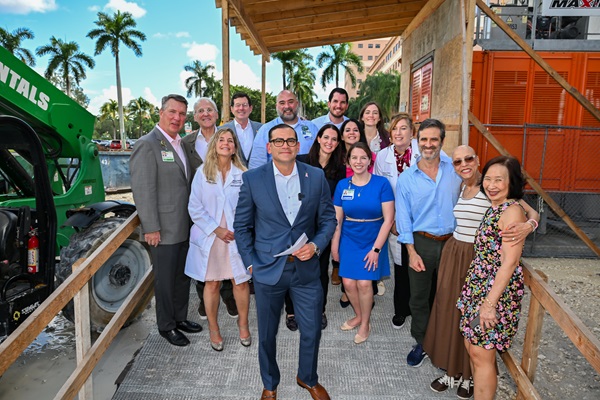 Baptist Health Reaches Construction Milestone for the Al and Jane Nahmad Women’s Cancer Center
