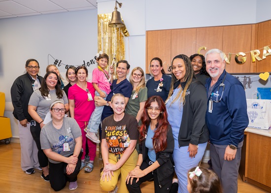 6-Year-Old Rings Bell After Beating Cancer at Broward Health